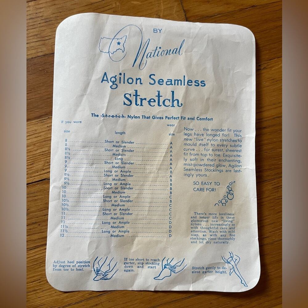 Vintage Nationals Thigh High Panty Hose Stockings - Priced Per Pair - Picture 2 of 8
